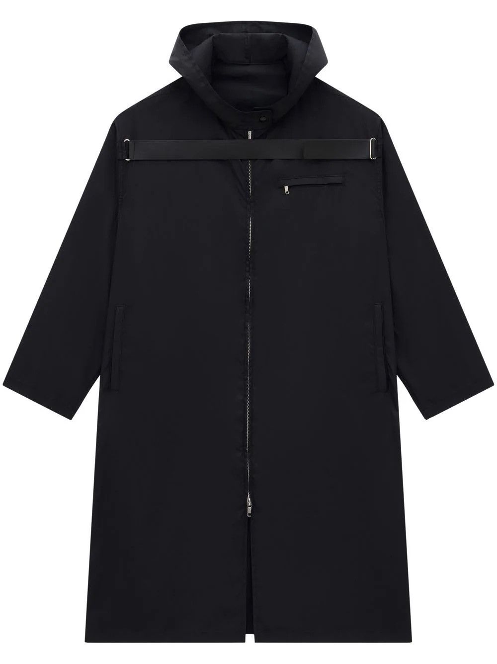 Courreges NEW COURRÈGES Raincoat Zip up hooded parka Size US L / EU 52-54 / 3 - 1 Thumbnail