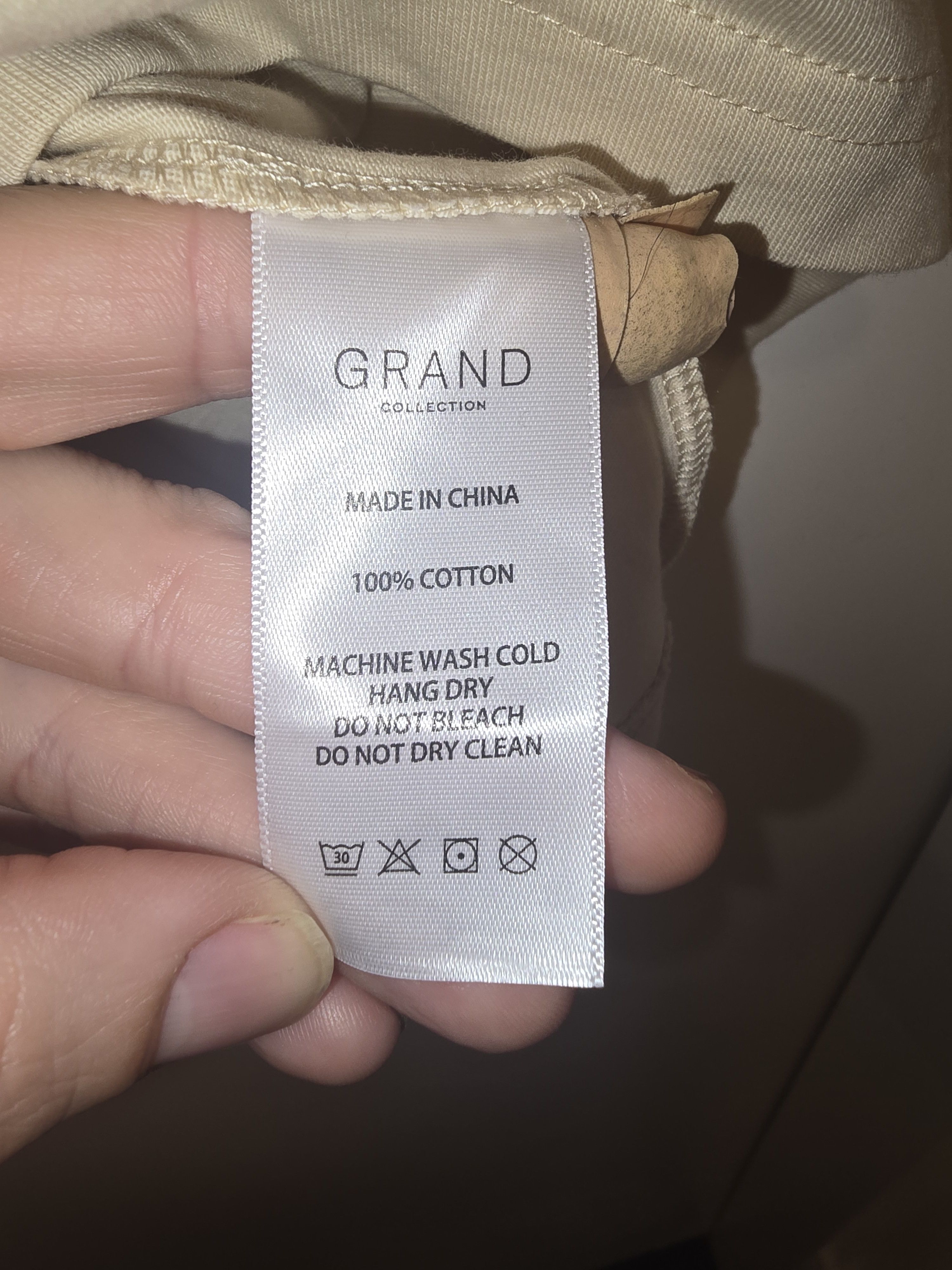 Other Grand Collection Beige Geese of Grand M Cotton T-Shirt Size US M / EU 48-50 / 2 - 4 Thumbnail