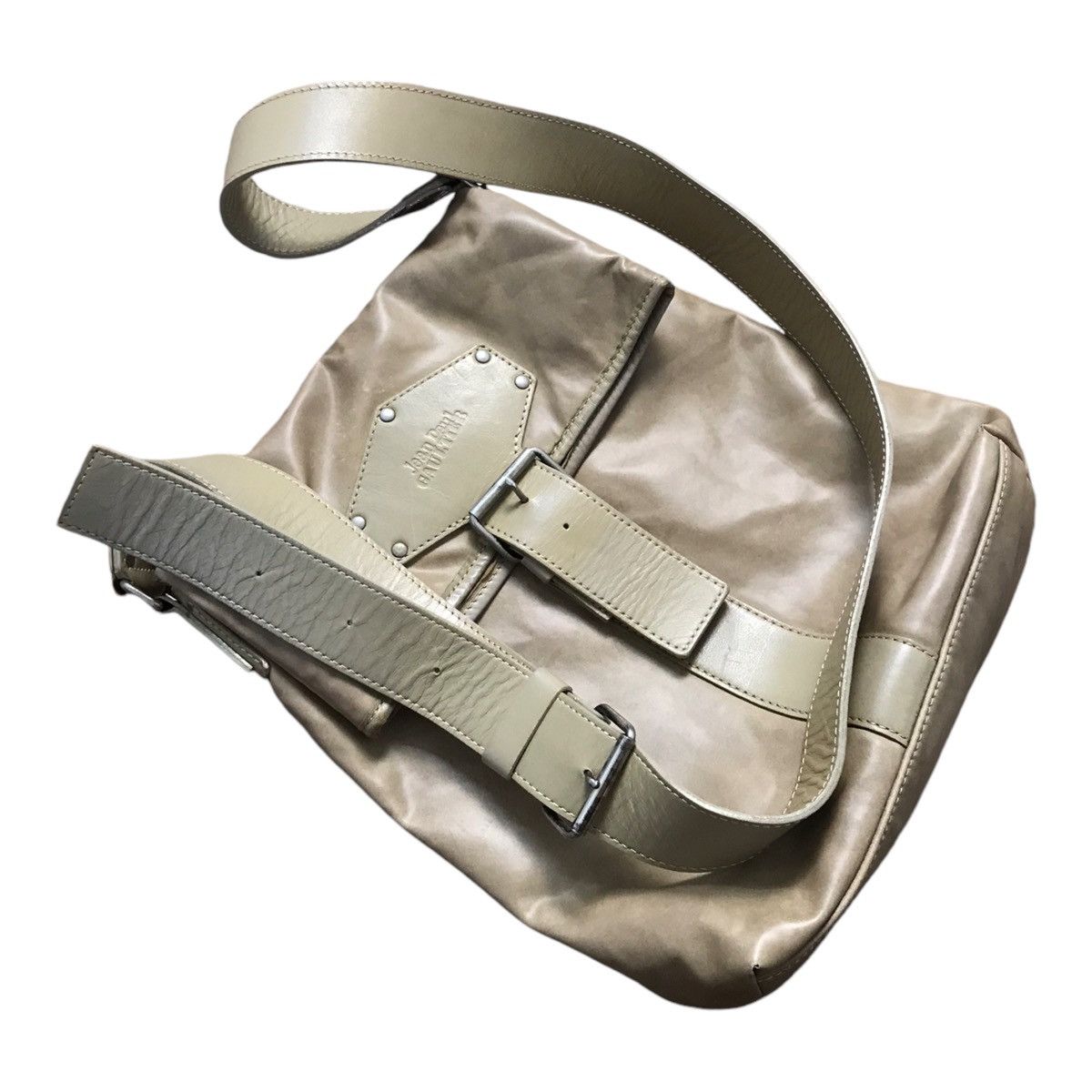Japanese Brand × Jean Paul Gaultier Jean paul Gaultier Cream Sling Bag Size ONE SIZE - 5 Thumbnail