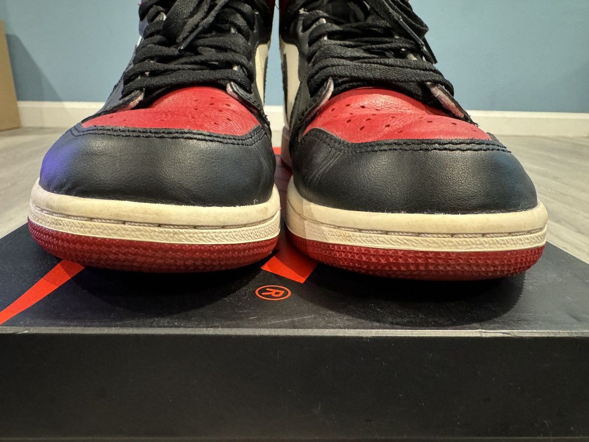 Jordan Brand × Nike Air Jordan 1 Retro High OG “Bred Toe” Size US 9.5 / EU 42-43 - 5 Thumbnail