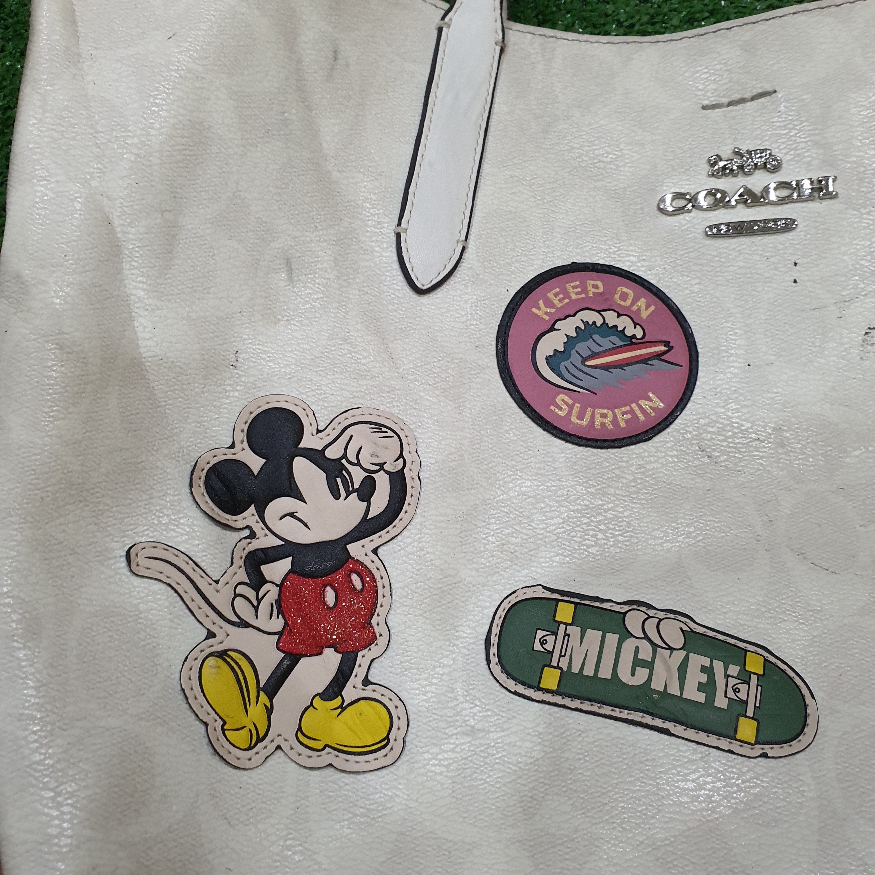 Coach × Disney Coach x Disney collaboration tote bag in recycled canvas Size ONE SIZE - 6 Thumbnail