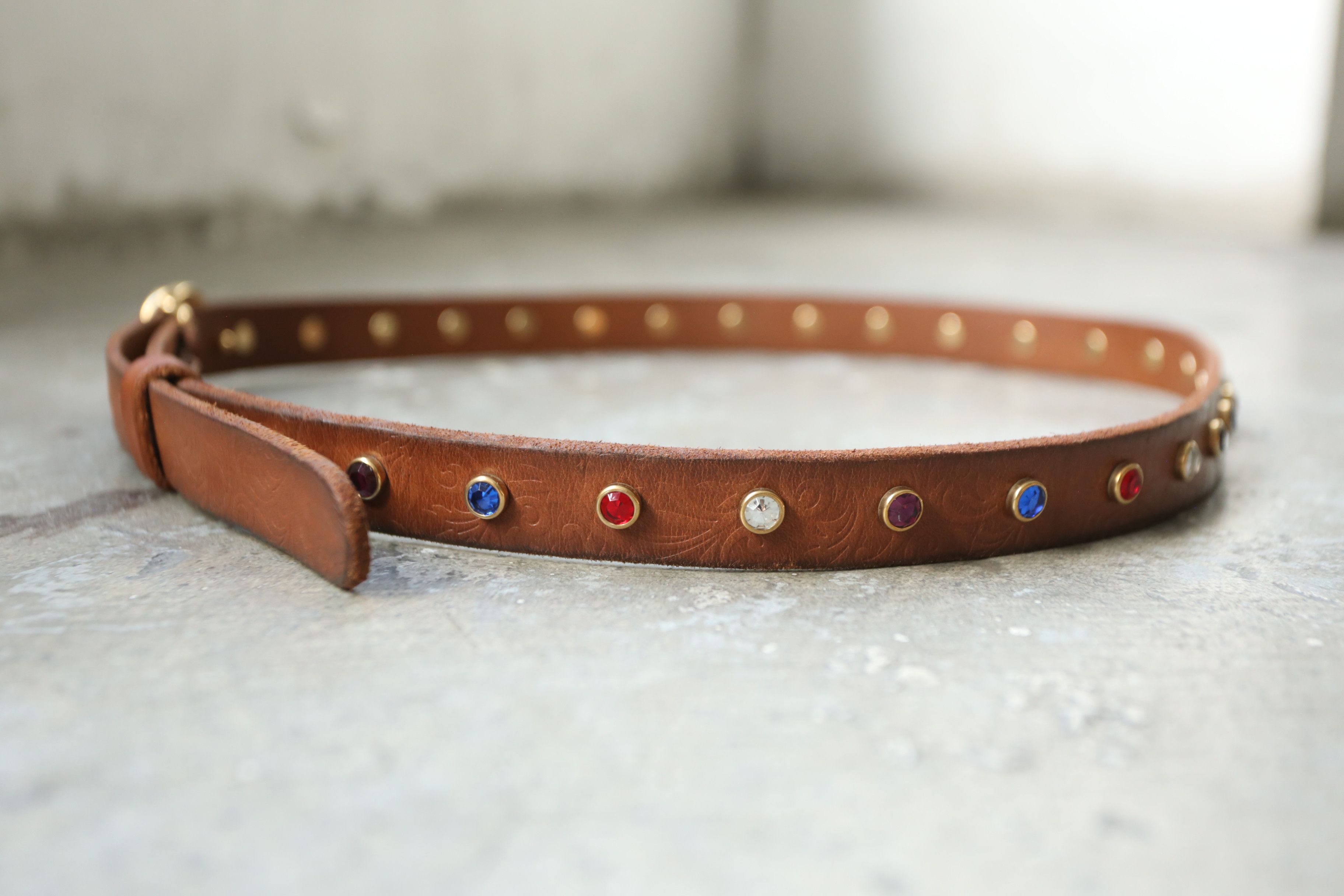 Gucci Gucci - GG Marmont Crystal Thin Belt Size ONE SIZE - 2 Thumbnail