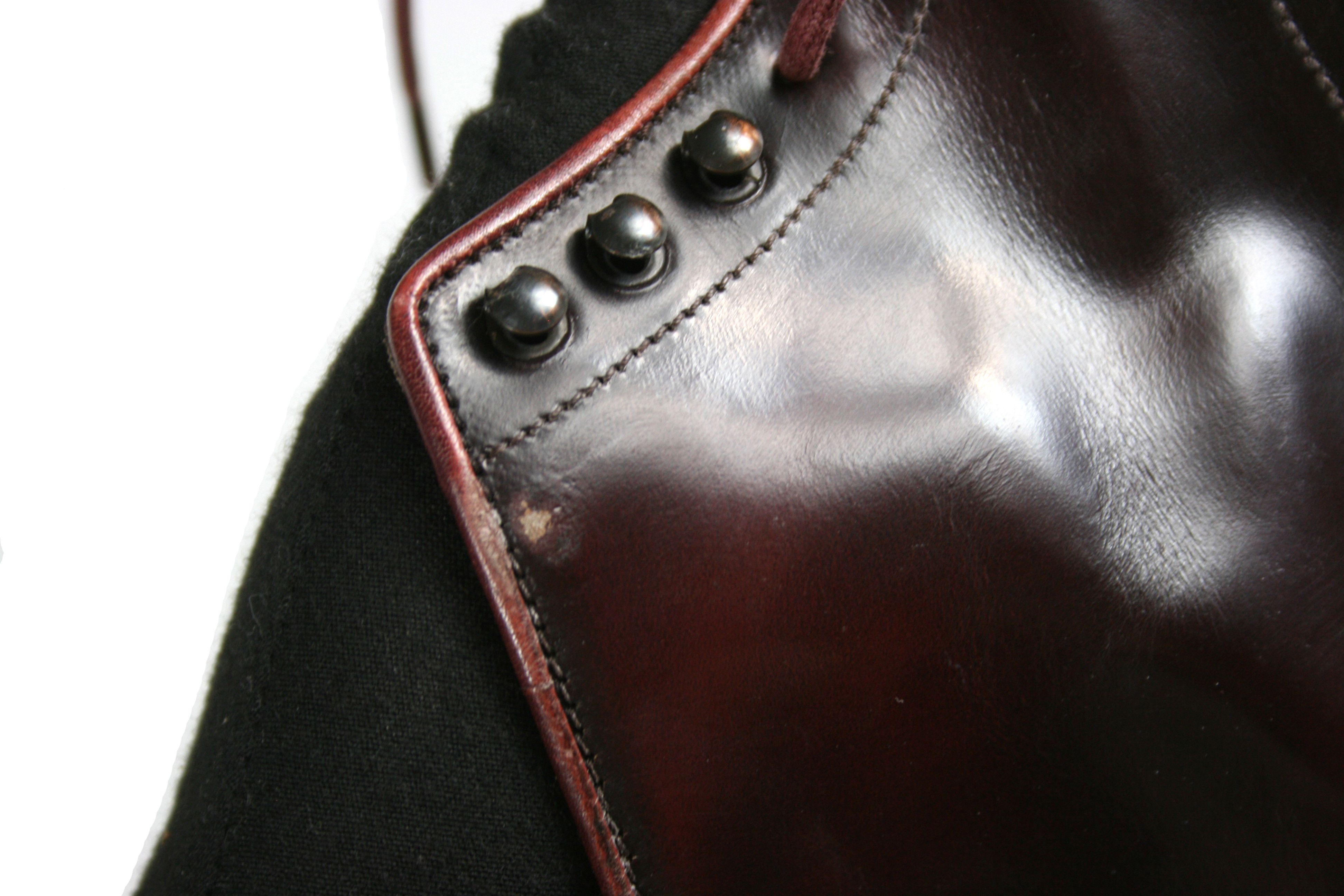 Santoni Patent Leather High Combat Boots Size US 8 / EU 41 - 11 Thumbnail