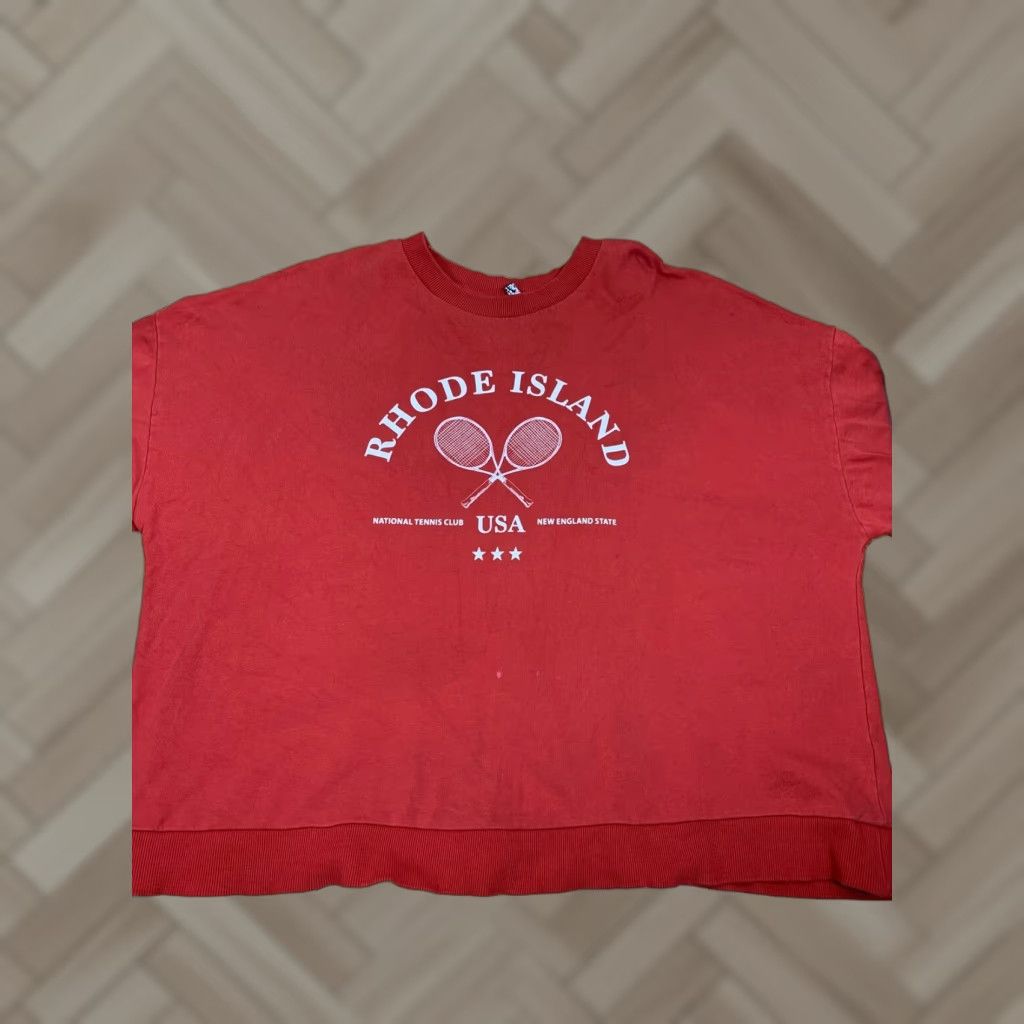 Asos VINTAGE ASOS Design National Tennis Club New England State Sweater Unisex Adults 14 Red Crew Neck Long Sleeve Pullover 14 Nike Size US S / EU 44-46 / 1 - 1 Thumbnail