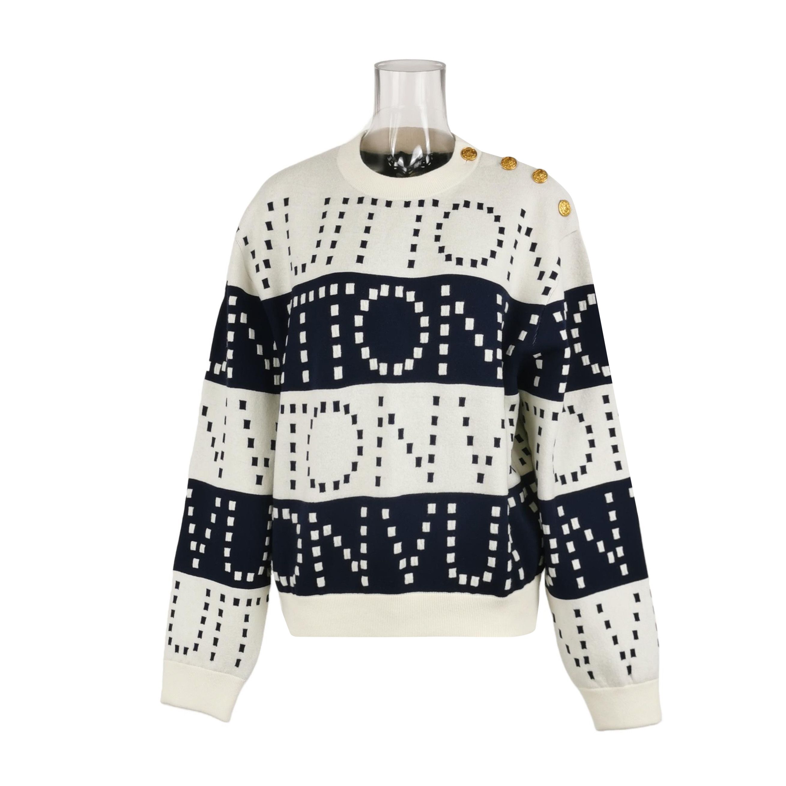 Louis Vuitton Louis Vuitton Monogram Logo Sweater Size M Size US M / EU 48-50 / 2 - 1 Thumbnail