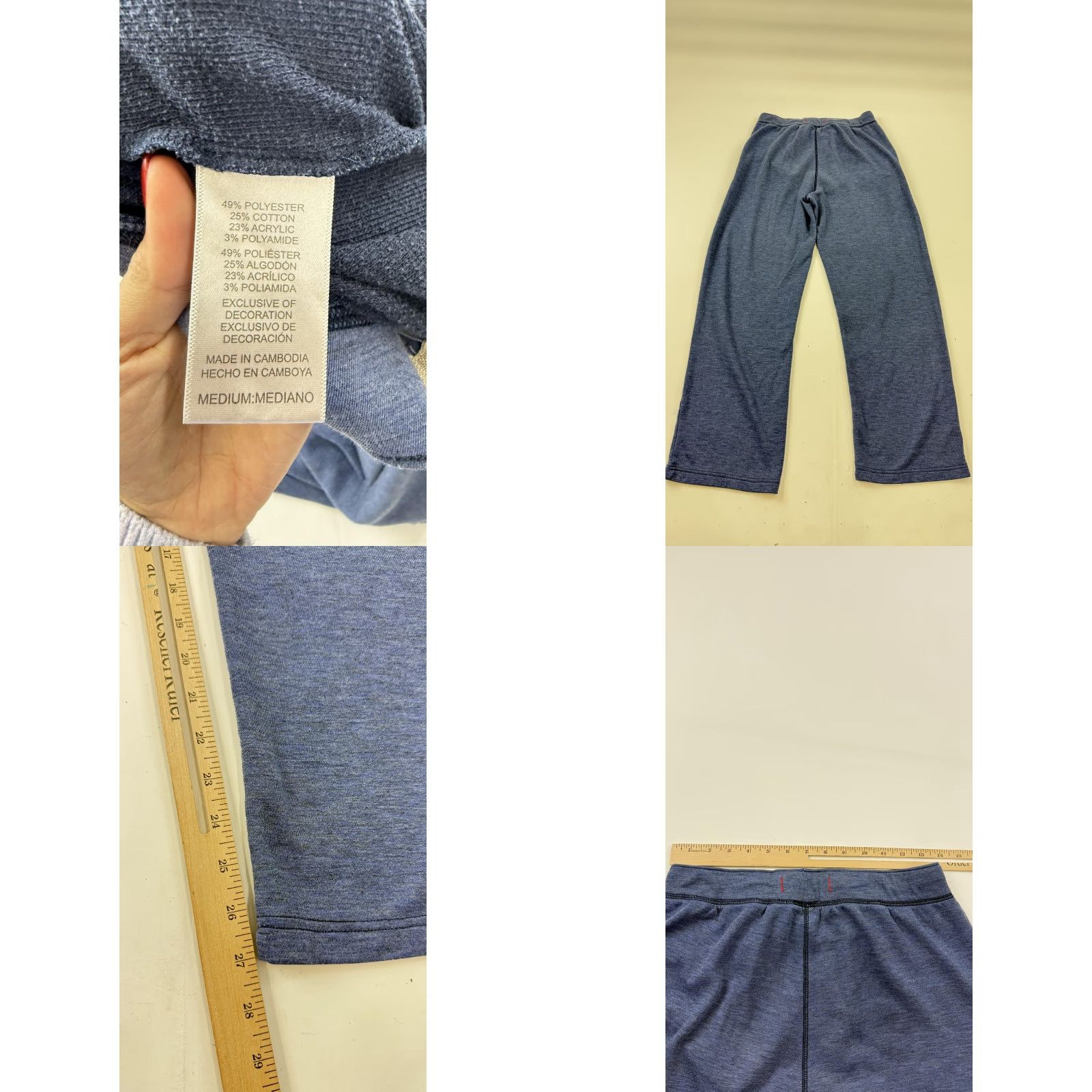 Tommy Bahama Tommy Bahama Lounge Pants Mens Medium Blue Knit Drawstring Jersey Casual Size US 31 - 8 Thumbnail