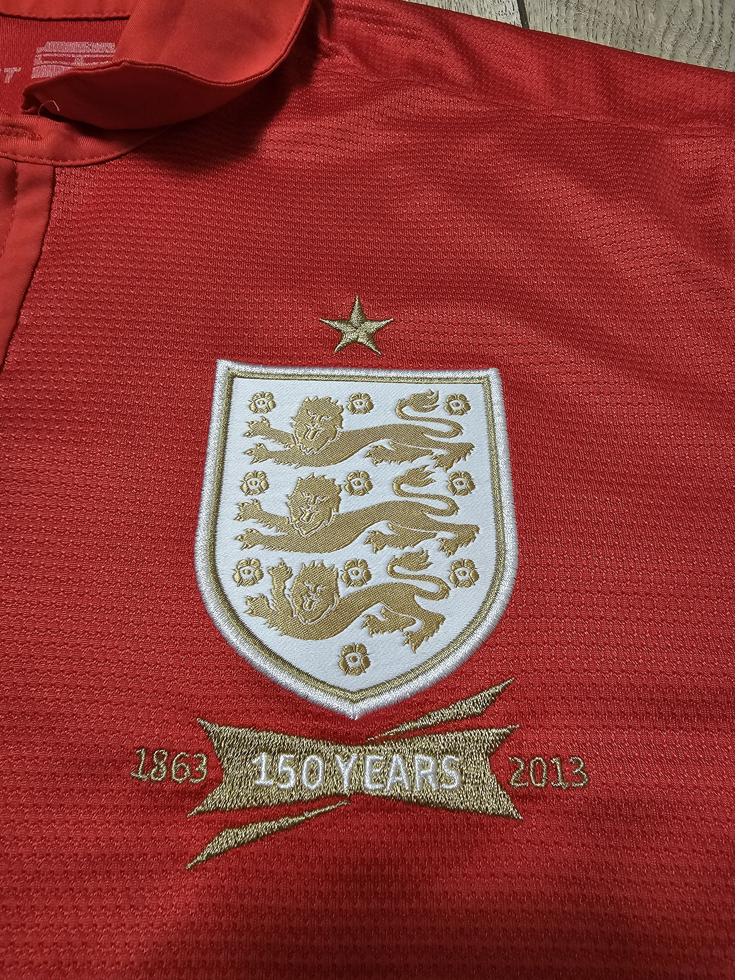 Nike ENGLAND 2014 2016 HOME FOOTBALL SHIRT SOCCER JERSEY Size US M / EU 48-50 / 2 - 4 Thumbnail