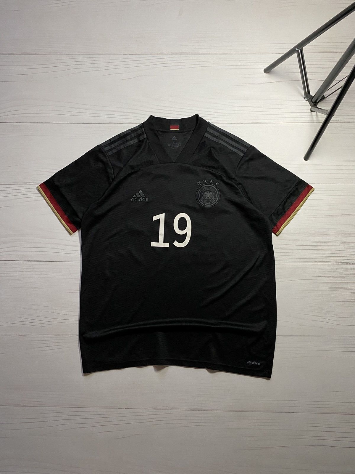 Adidas Adidas Germany 2020 Away #19 Leroy Sane soccer y2k jersey Size US XL / EU 56 / 4 - 2 Thumbnail