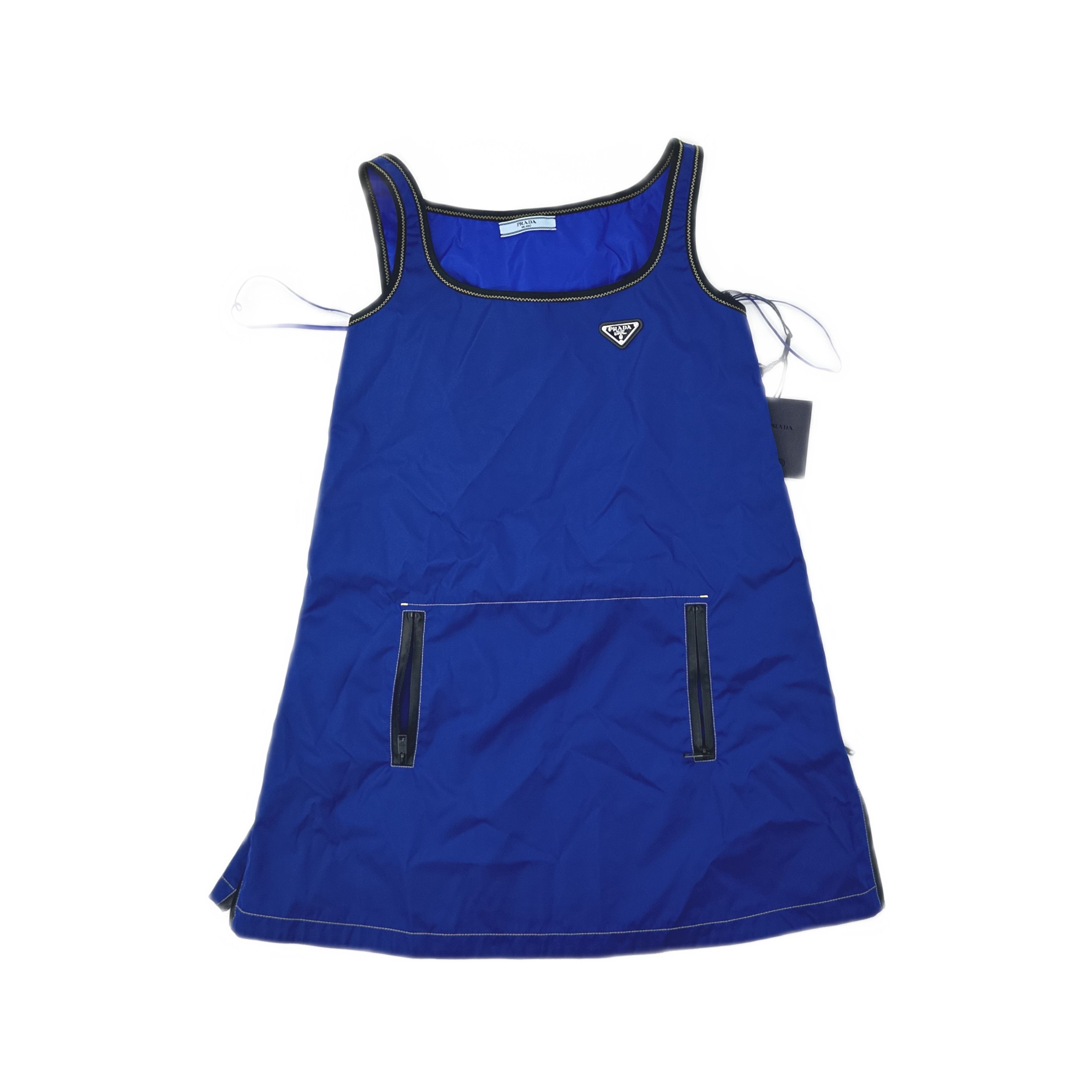 Prada Prada Re-Nylon Sleeveless Mini Dress Size 38 Size XS / US 0-2 / IT 36-38 - 1 Thumbnail