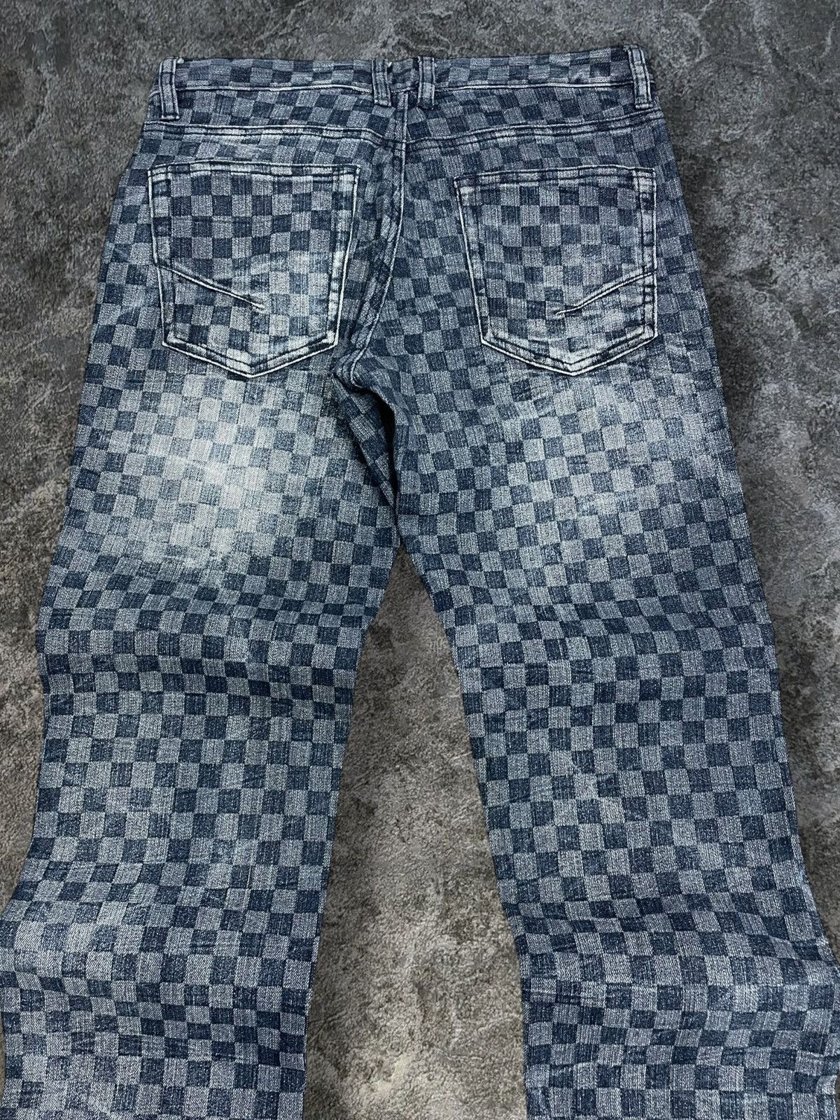Japanese Brand Vintage Japan Designer Growth by Grail Square Checkered Punk Size US 29 - 11 Thumbnail