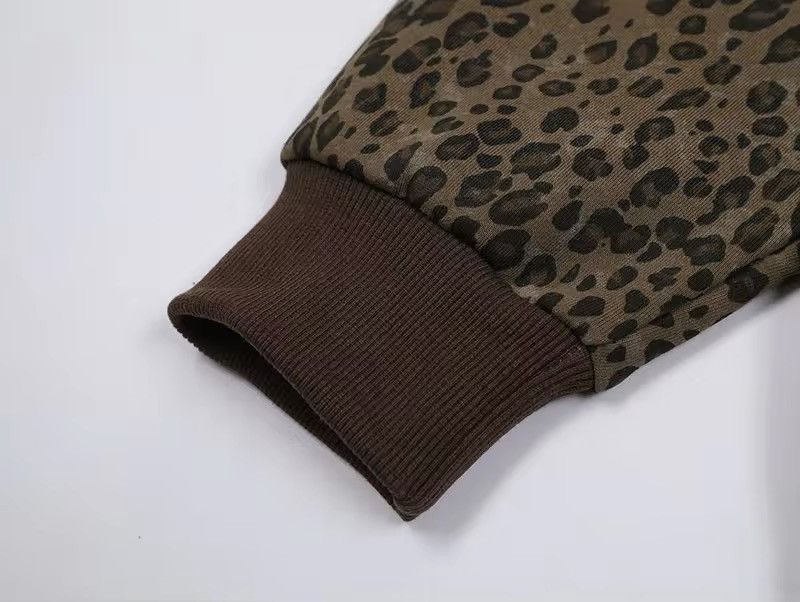 Designer × Japanese Brand Oversized Leopard Loose Hoodie Sweater Zip Up Y2K Size US L / EU 52-54 / 3 - 7 Thumbnail
