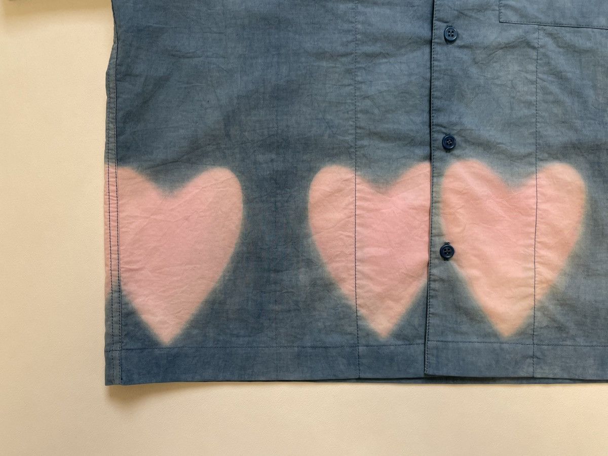 Story Mfg. ‘Heart Clamp’ Blue/Pink Tie Dye Shirt Size US M / EU 48-50 / 2 - 14 Thumbnail