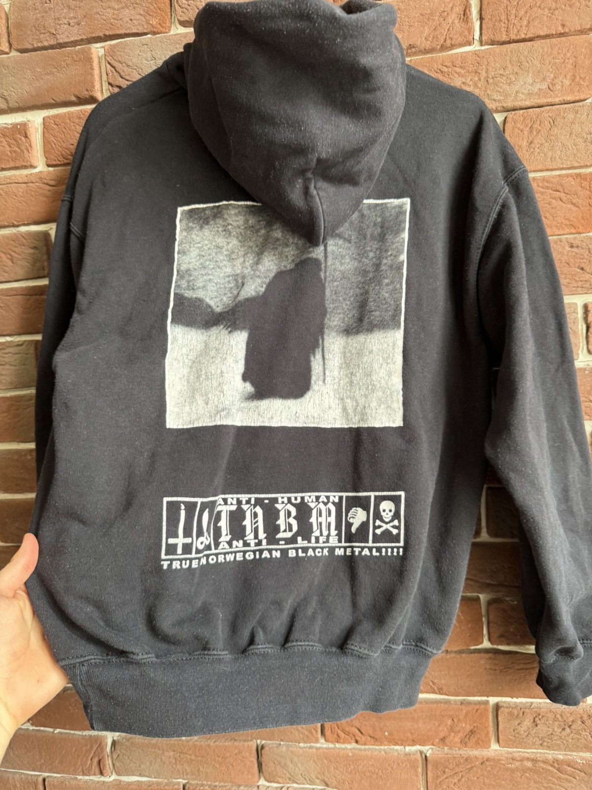 Band Tees Taake True Norwegian Black Metal Hoodie Rare M Vintage 00s Size US M / EU 48-50 / 2 - 4 Thumbnail