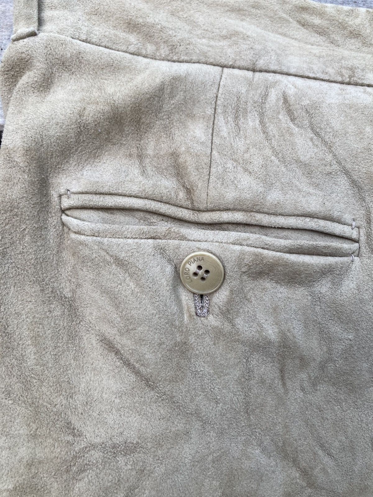 Loro Piana Loro Piana Leather Brown Lambskin Pants Size 32" / US 10 / IT 46 - 13 Thumbnail