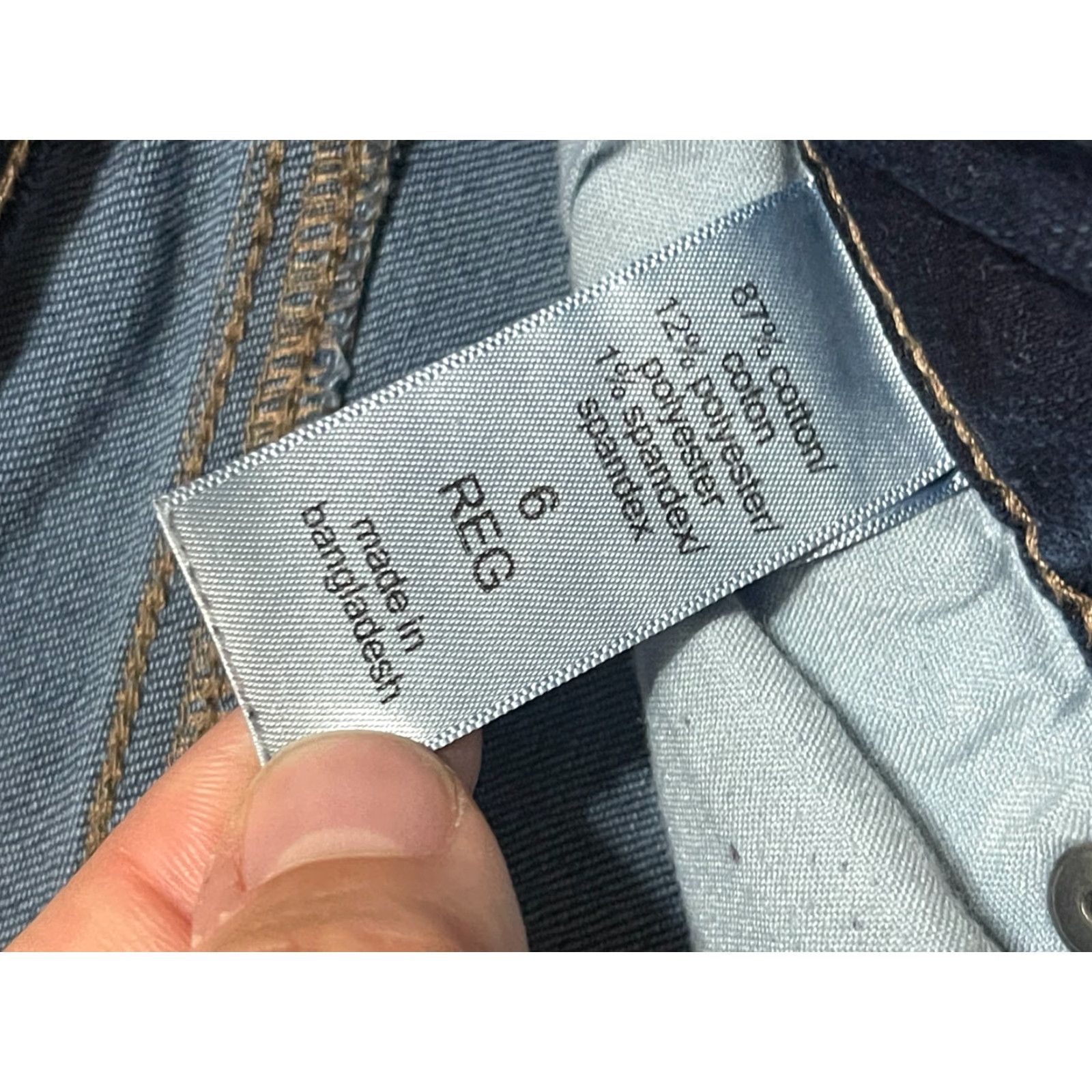Vintage Maurices Jeans Women's Size 6 Blue Denim 5-Pocket Pockets Mid Rise Bootcut Regular Inseam 31.5 in Size 28" / US 6 / IT 42 - 5 Thumbnail
