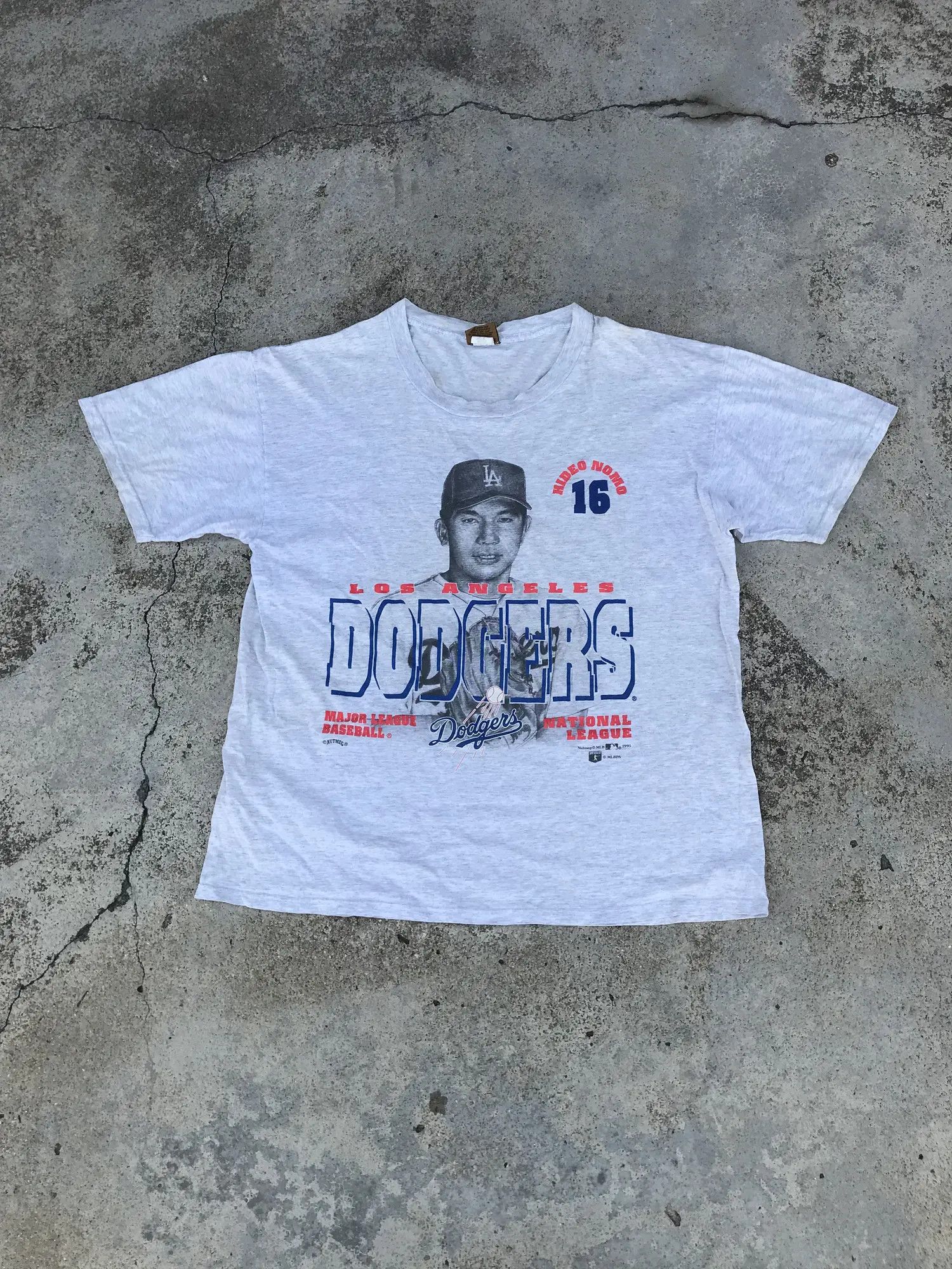 Vintage 1995 Nutmeg Dodgers Tee Size US XL / EU 56 / 4 - 2 Thumbnail