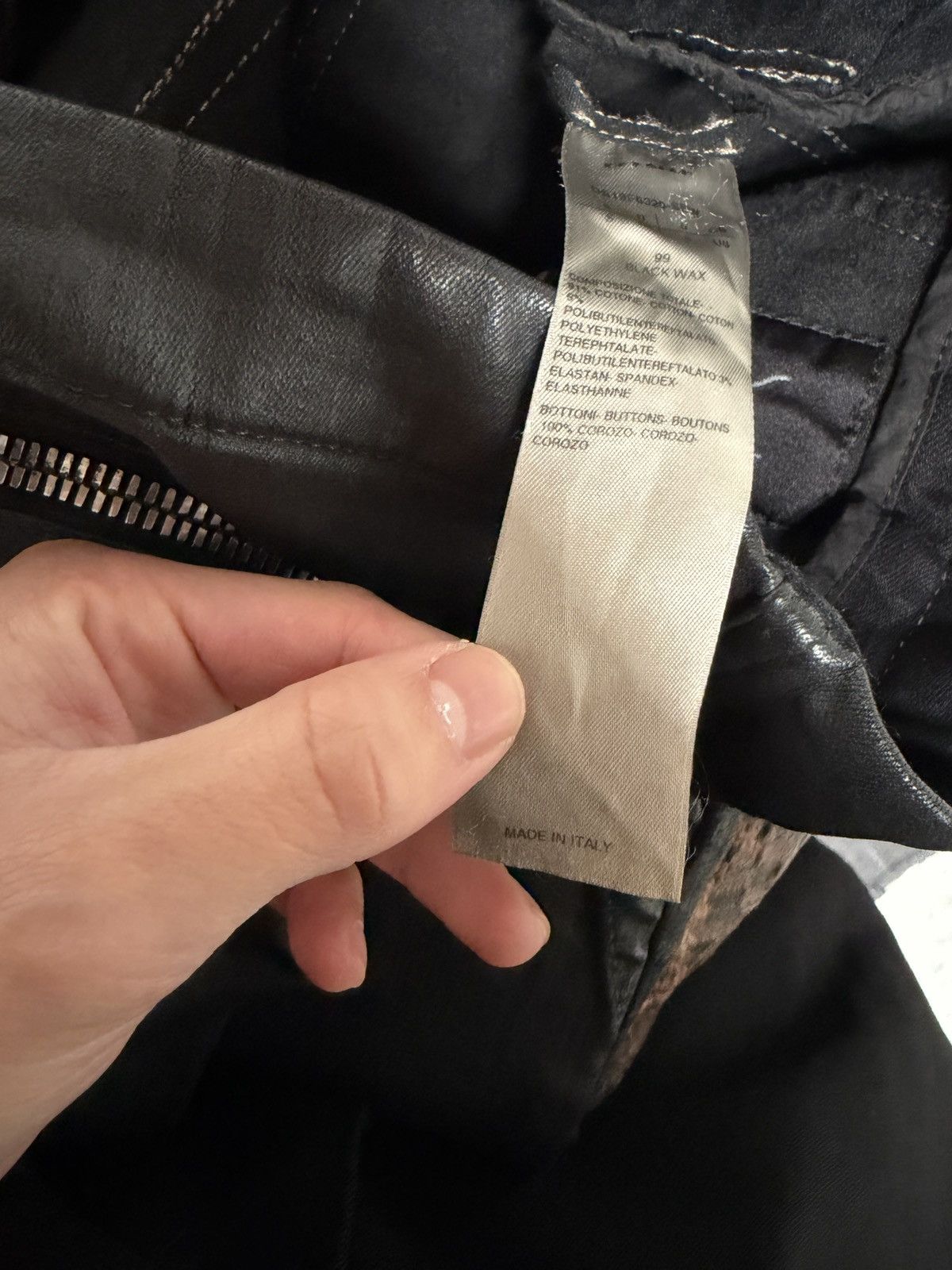 Rick Owens Rick Owens Waxed Aircut Pants Size US 28 / EU 44 - 8 Thumbnail
