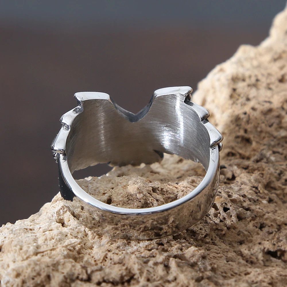 Jewelry Creative Angel Wing Ring Size ONE SIZE - 4 Thumbnail
