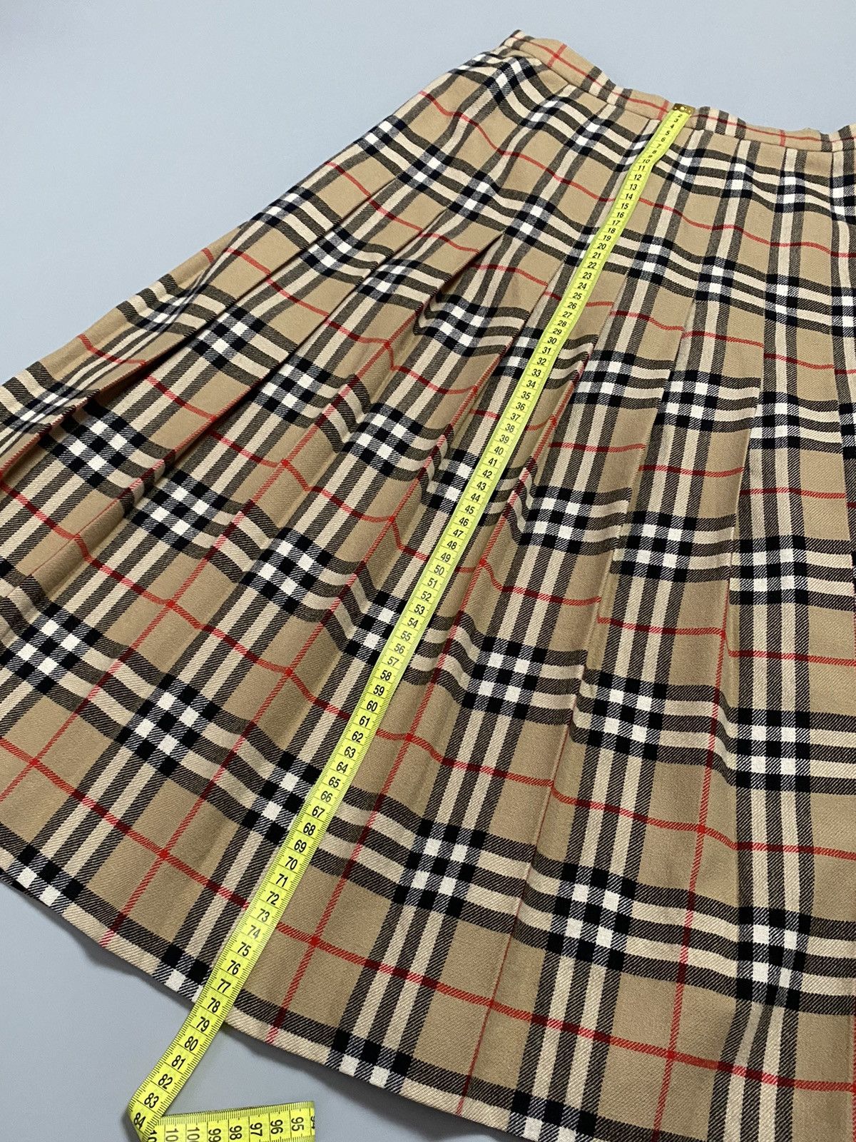 Burberry Burberry vintage wool nova check maxi flared dress Size 30" / US 8 / IT 44 - 17 Thumbnail