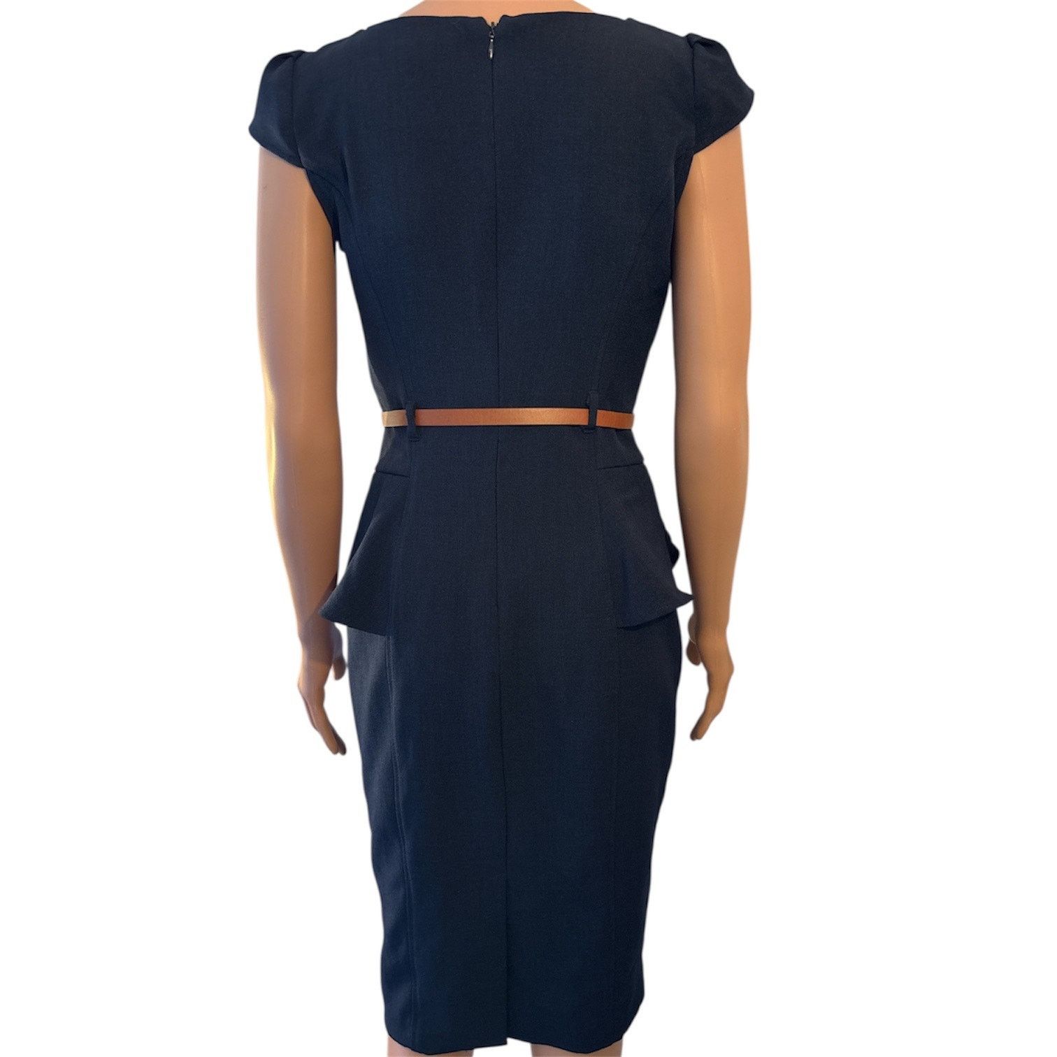 XOXO XOXO Navy Blue Sheath Dress Size Small Size S / US 4 / IT 40 - 2 Thumbnail