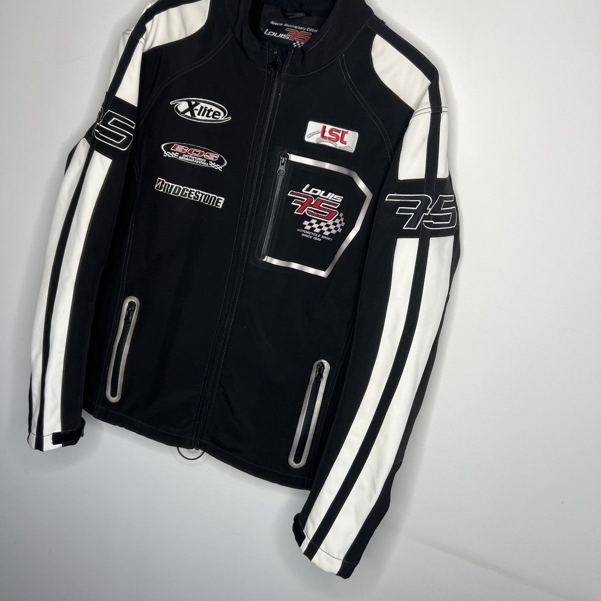 Vintage Vintage Bridgestone Louis 75 Motorcycle Racing Jacket Size US L / EU 52-54 / 3 - 2 Thumbnail