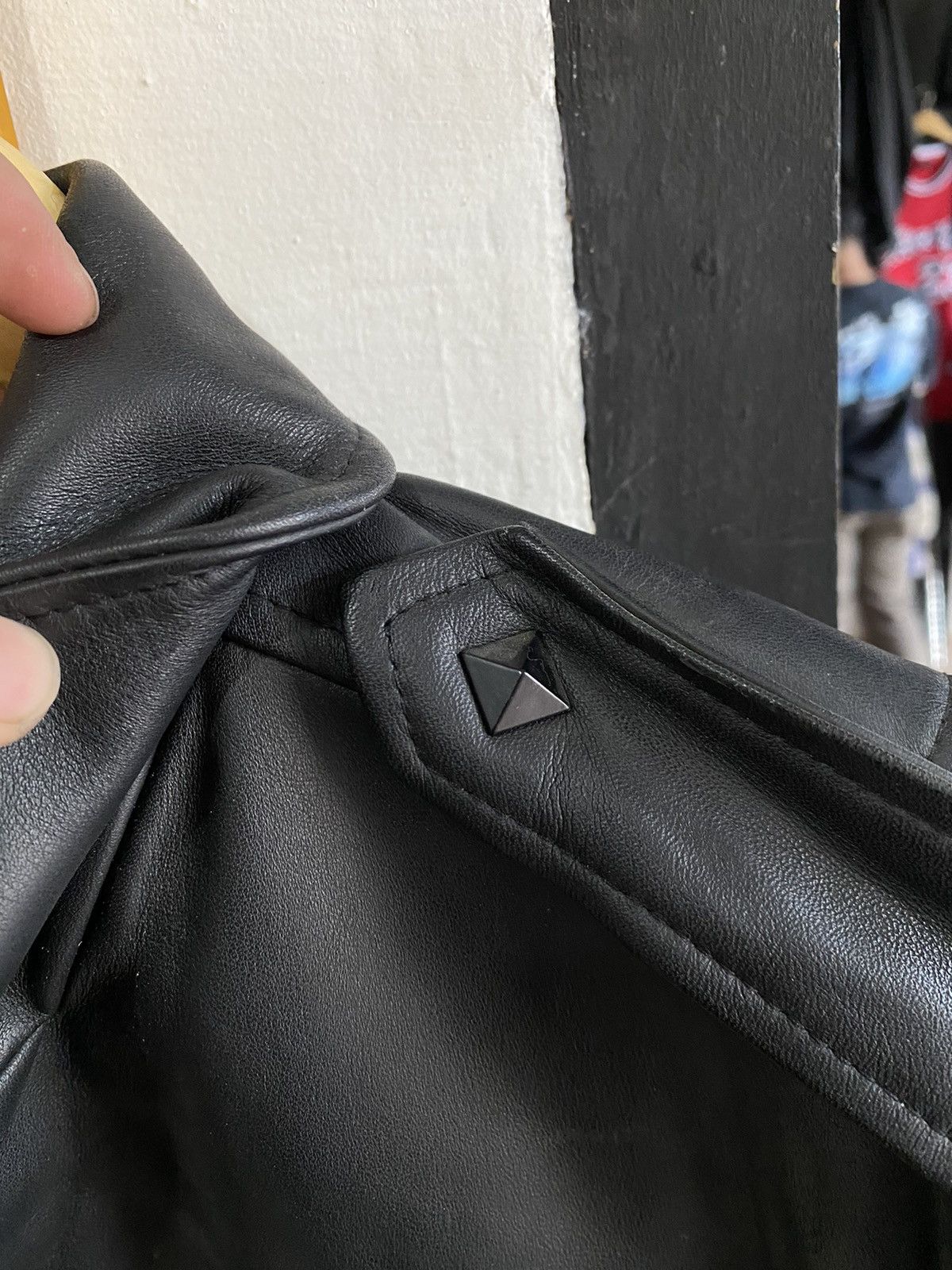 Japanese Brand × Vintage Leather jacket a.n.b Newyork biker Size US M / EU 48-50 / 2 - 7 Thumbnail