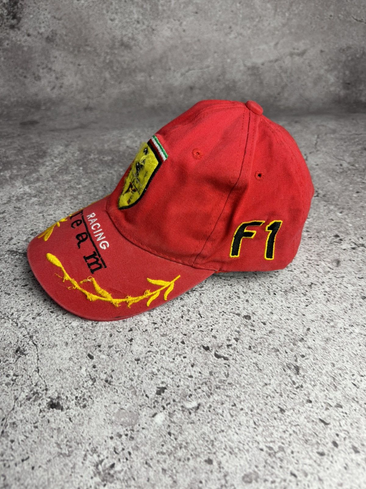 Ferrari × Vintage Ferrari Racing F1 Team Cap Hat Vintage Size ONE SIZE - 2 Thumbnail