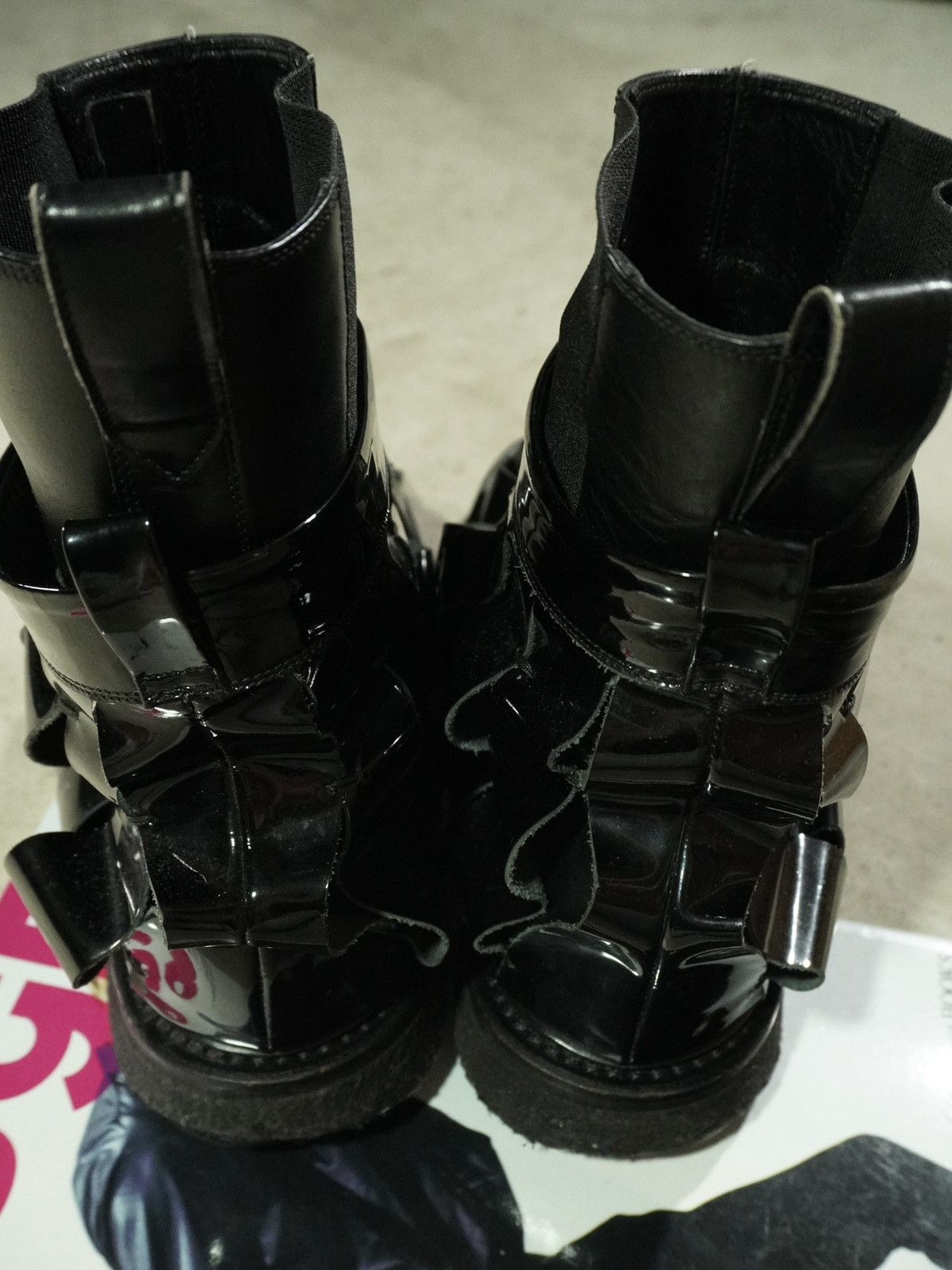 Dior Dior Homme AW08 “Lumière du Nord” Strap Boots Size US 9.5 / EU 42-43 - 4 Thumbnail