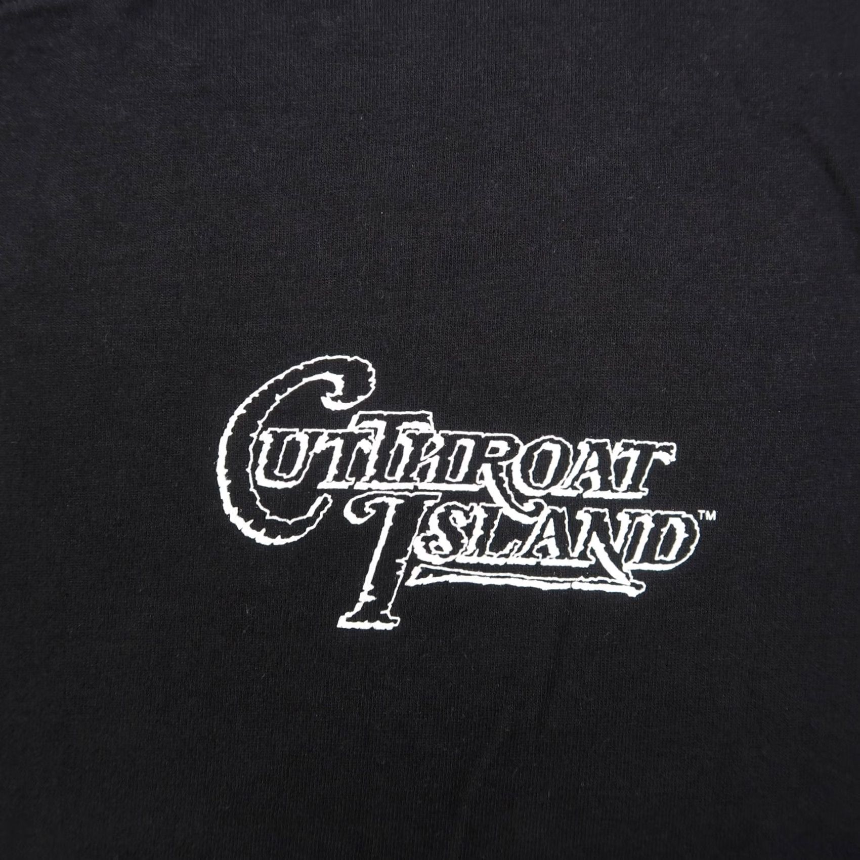 Fruit Of The Loom VINTAGE 90s Mens XL Double-Sided Cutthroat Island Movie Promo T-Shirt Skull Nike Size US XL / EU 56 / 4 - 4 Thumbnail