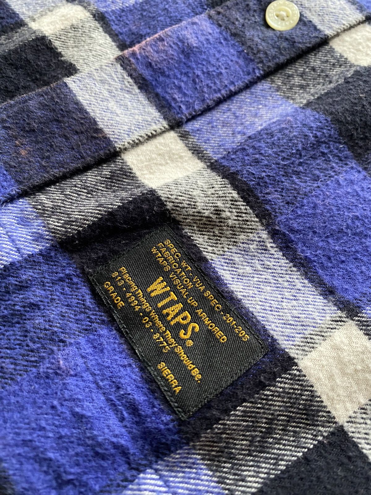 Wtaps WTAPS SPEC 201-205 Flannel Shirt Size US S / EU 44-46 / 1 - 4 Thumbnail