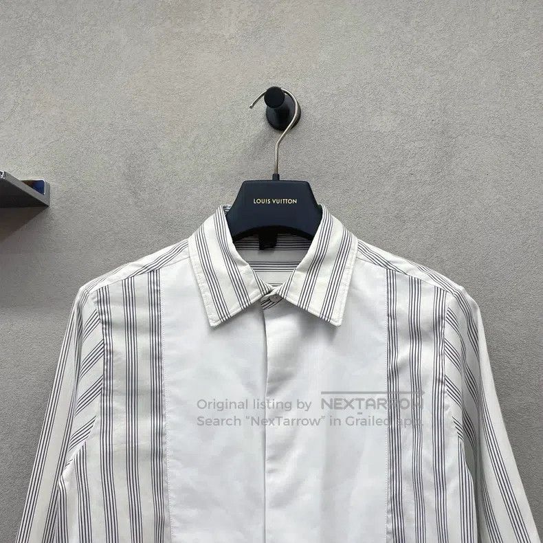 Louis Vuitton Louis Vuitton Stripe Patchwork Long Sleeve Shirt Size XS / US 0-2 / IT 36-38 - 5 Thumbnail