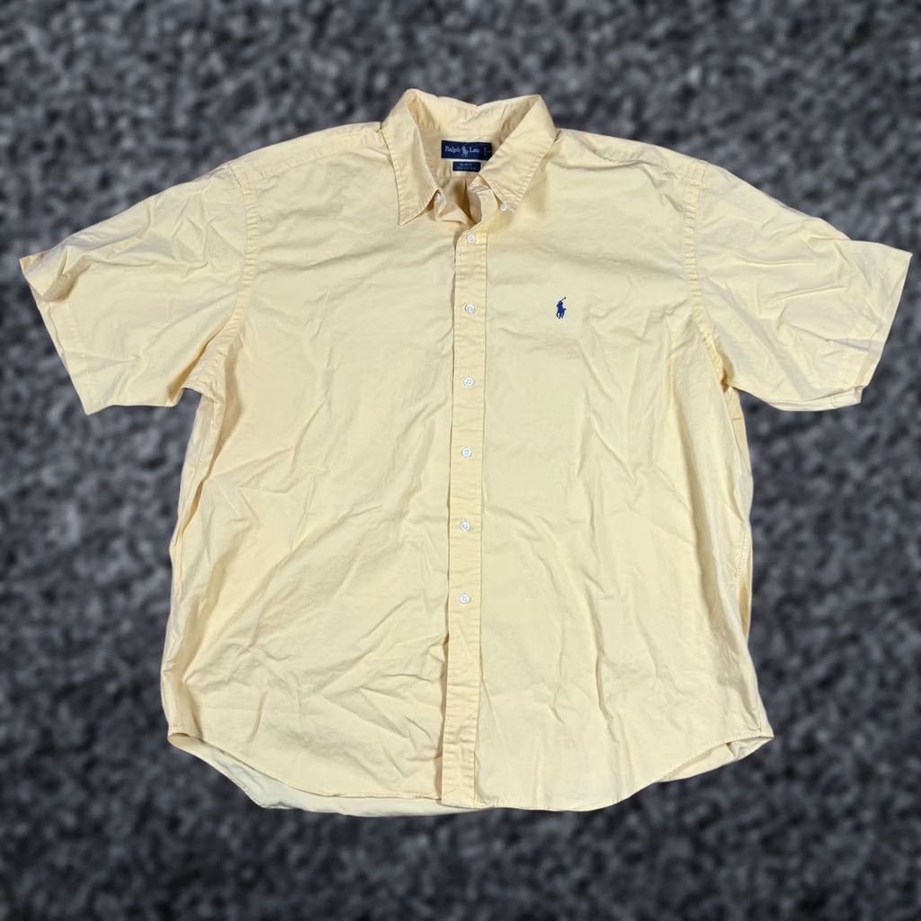 Ralph Lauren VINTAGE Polo Ralph Lauren Button Shirt Mens 2XL Blue Cotton Polo Button Shirt Casual Men Blues Preppy Polo Ralph Lauren Mens 2XL Blue Cotton Size US XXL / EU 58 / 5 - 1 Thumbnail