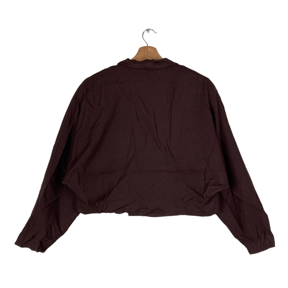 Vintage Vintage Micmac Paris Renown Flat Button Crop Top Jacket Size M / US 6-8 / IT 42-44 - 4 Thumbnail