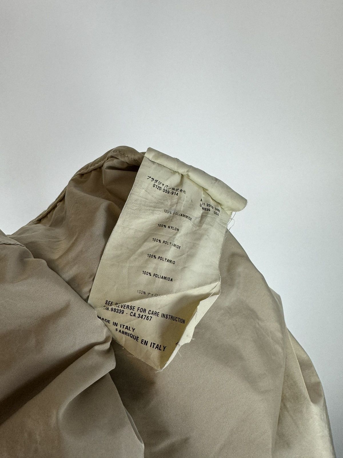 Prada × Vintage Vintage Prada Nylon Jacket Size US M / EU 48-50 / 2 - 11 Thumbnail