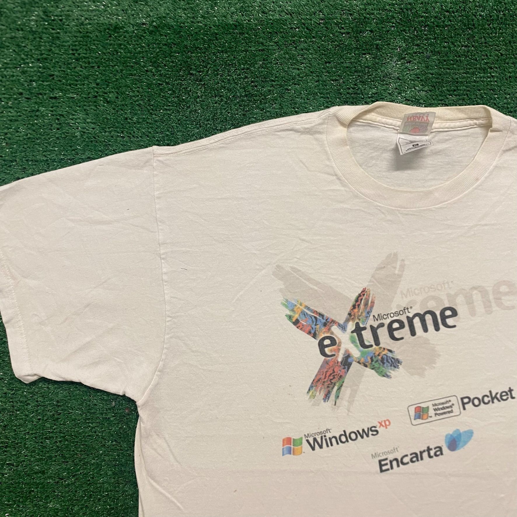 Microsoft Microsoft Windows XP Shirt Vintage Y2K Computer Tech Tee Size US XL / EU 56 / 4 - 2 Thumbnail