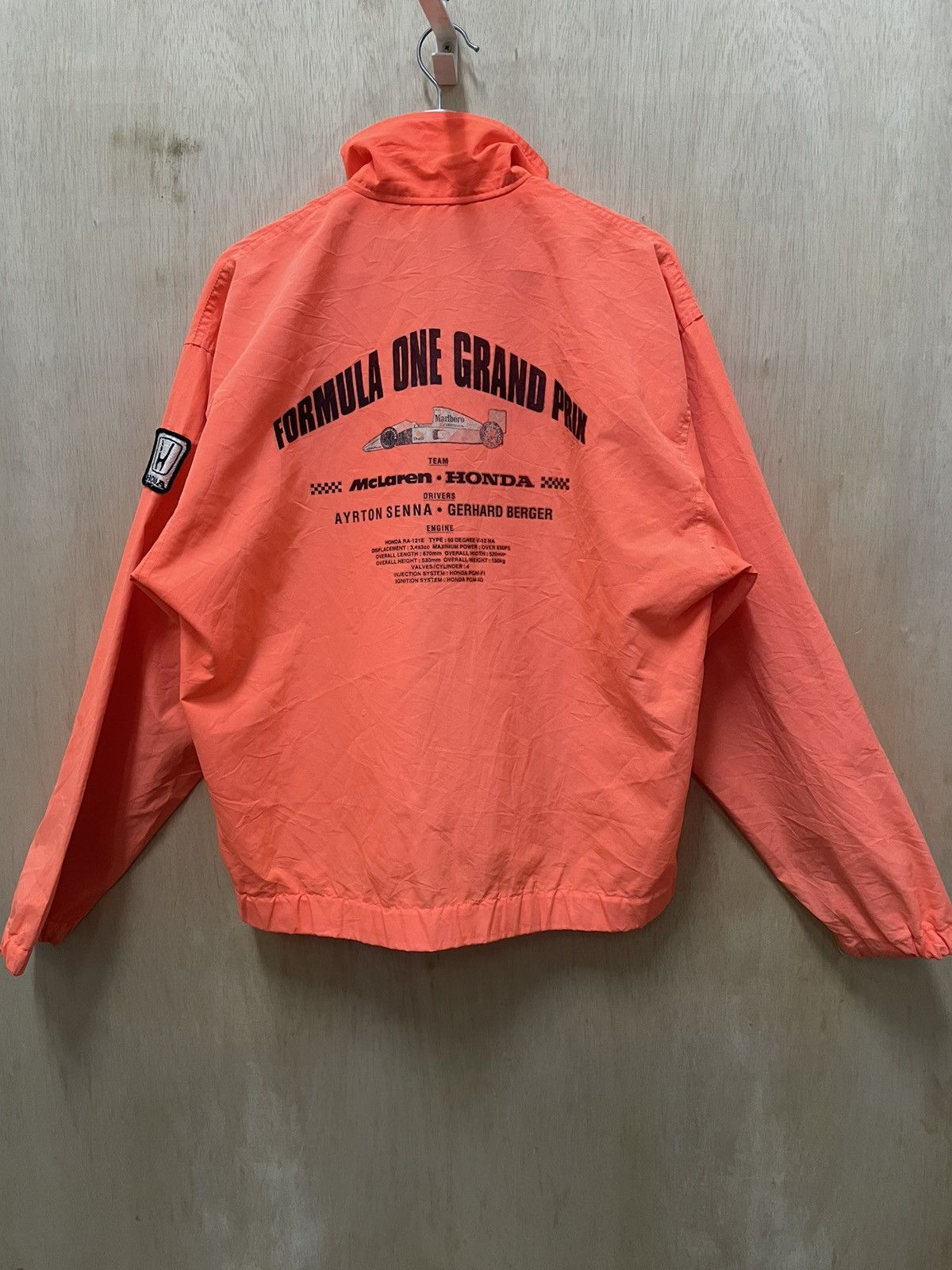 Honda Honda mclaren racing y2k hype streetwear style light jacket Size US L / EU 52-54 / 3 - 6 Thumbnail