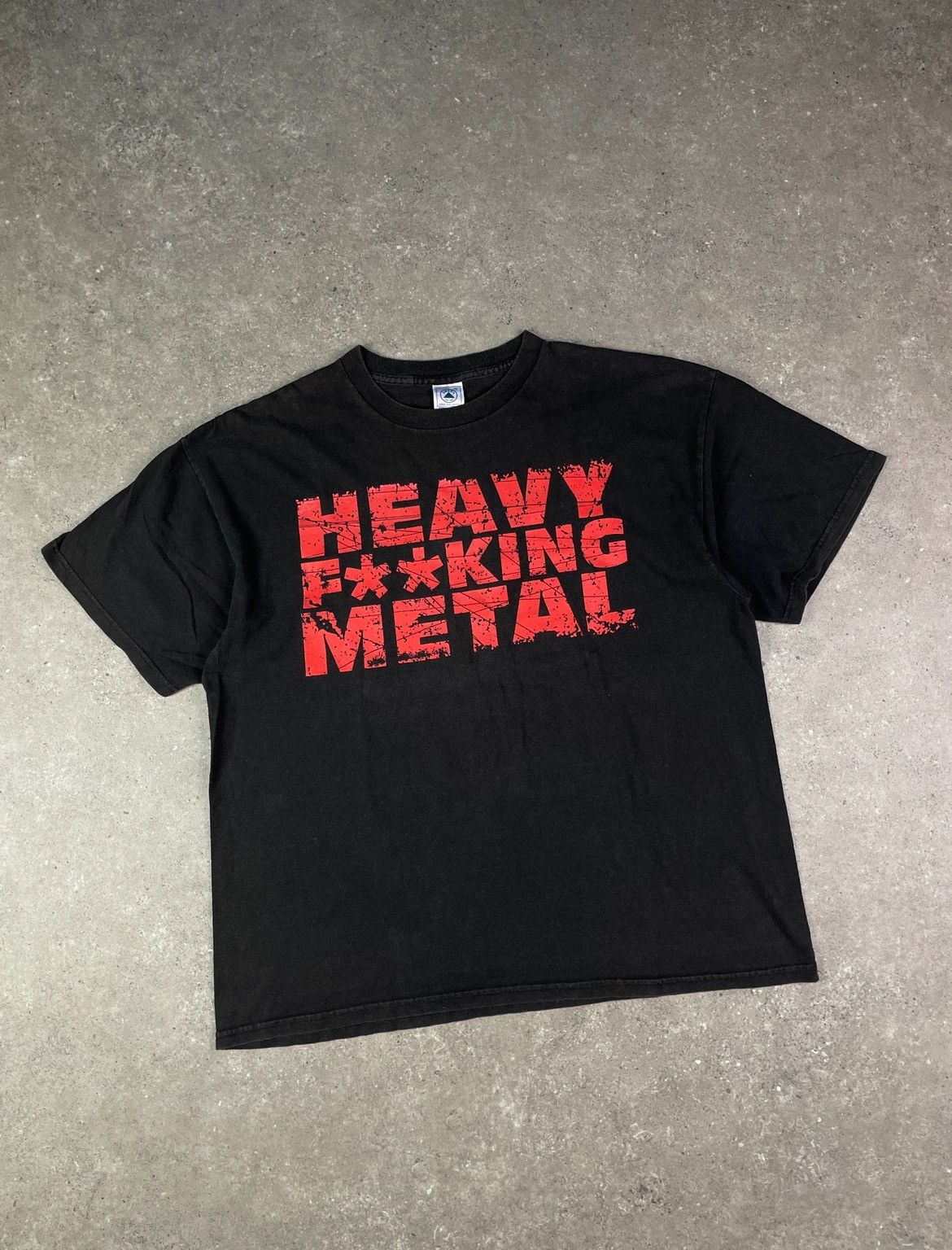 Band Tees × Vintage Vintage Y2K Heavy Fucking Metal T Shirt Size US XL / EU 56 / 4 - 1 Thumbnail