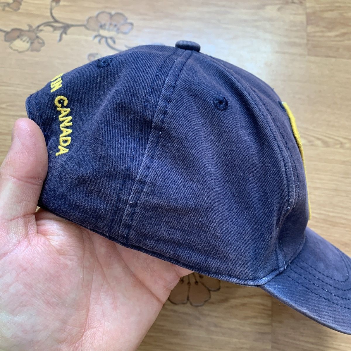 Dsquared2 Dsquared2 Distressed Cap Canadian Flag Icon Baseball Hat Size ONE SIZE - 12 Thumbnail
