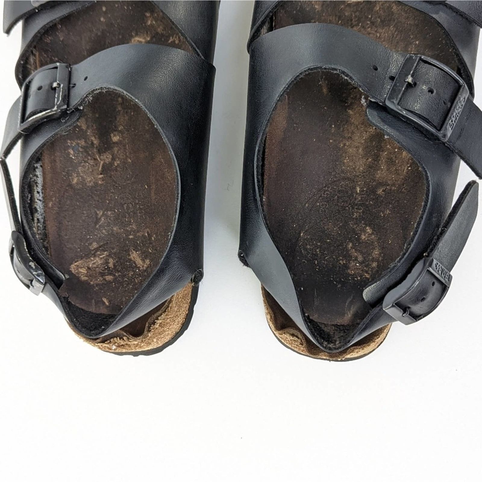 Birkenstock Birkenstock Black Leather Milano Sandals - 8 Size US 8 / IT 38 - 11 Thumbnail