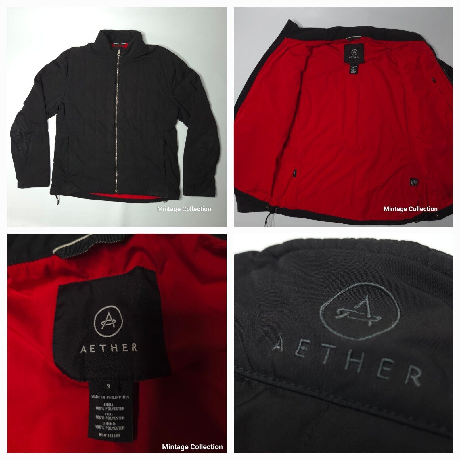 Aether Apparel AETHER ALTO JACKET BLACK Sz 3 INSULATED REPELLENT RESISTANT Size US L / EU 52-54 / 3 - 1 Thumbnail