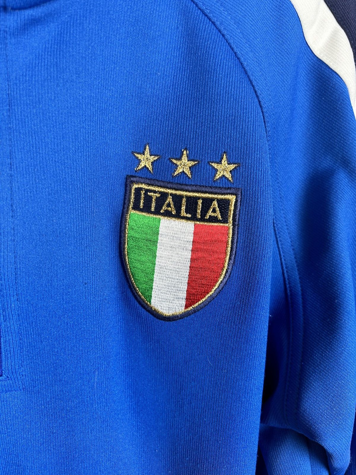 Puma Vintage Puma Italy 2003/04 1/4 Zip Tracksuit Jacket Blue S Size US S / EU 44-46 / 1 - 2 Thumbnail