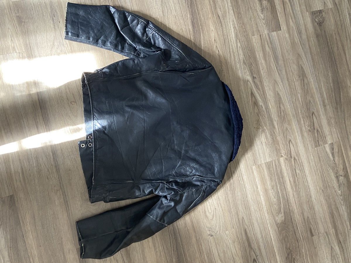 Vintage Vintage Chicago Police Leather Jacket Size US XS / EU 42 / 0 - 8 Thumbnail