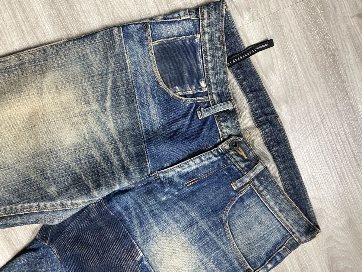 Black Barrett × Neil Barrett Blackbarrett By Neil Barrett Biker Ribbed Jeans Pant Size US 31 - 10 Thumbnail