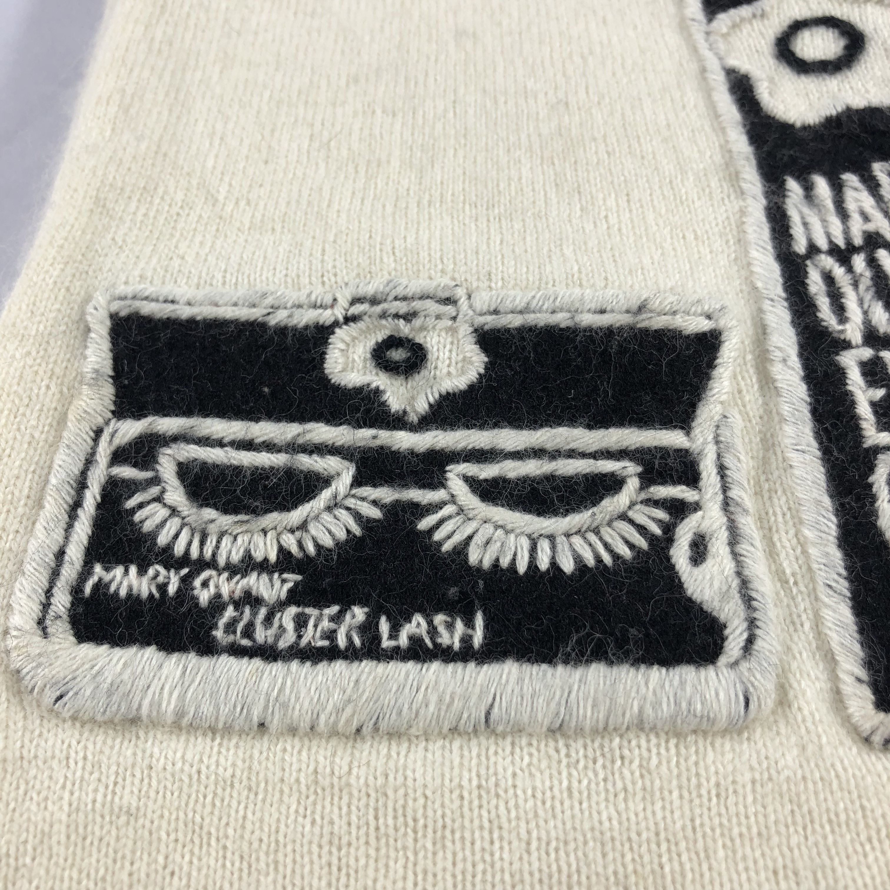 Vintage Mary Quant London Scarf Muffler Wool V921 Size ONE SIZE - 5 Thumbnail