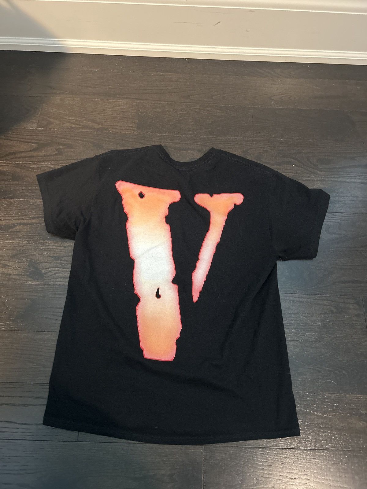 NAV × Vlone Vlone x NAV Demons protected by angels Tee | Grailed