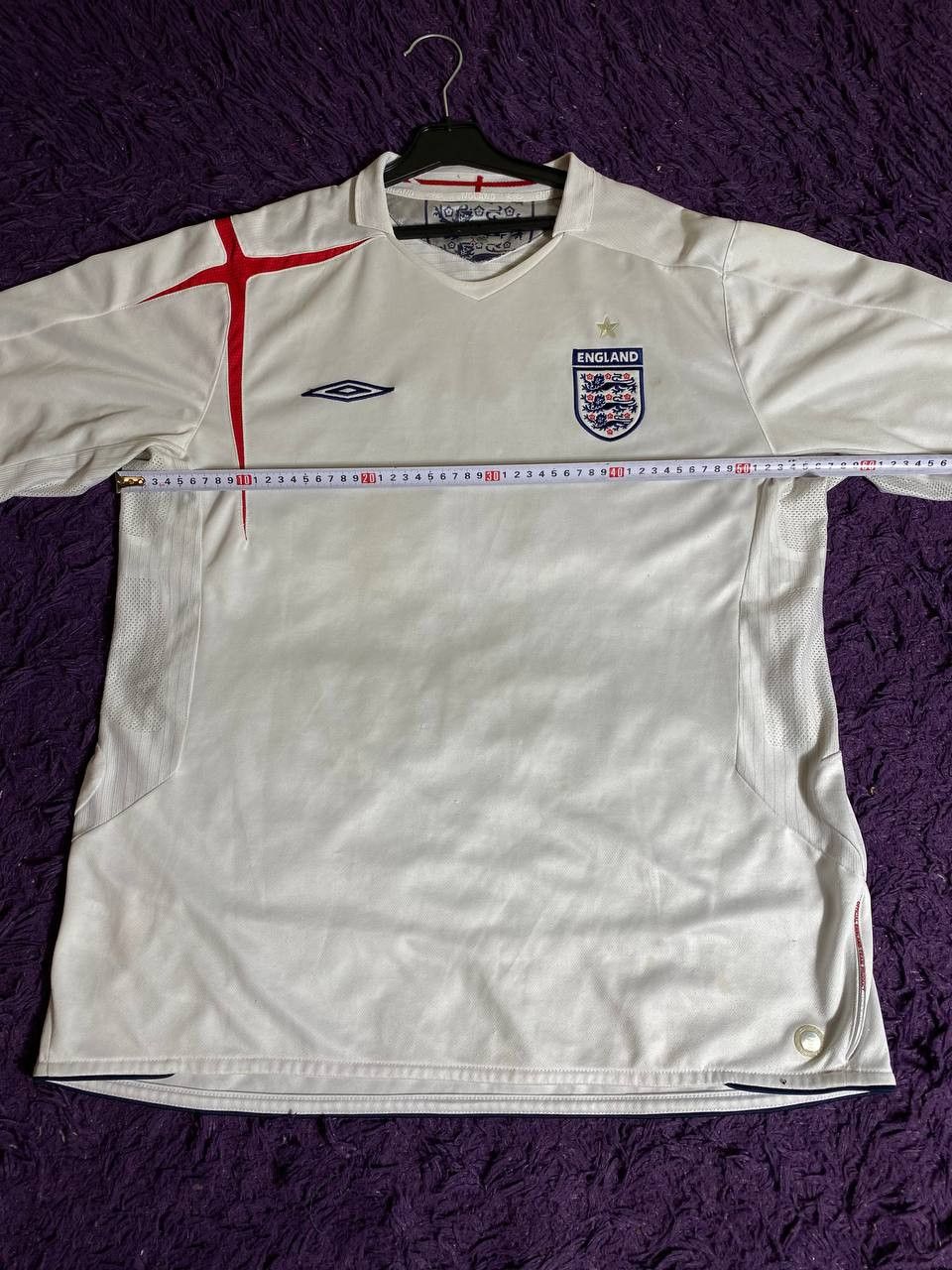 Umbro × Vintage Vintage Umbro England Soccer Jersey Polo T Shirt Size US XXL / EU 58 / 5 - 19 Thumbnail