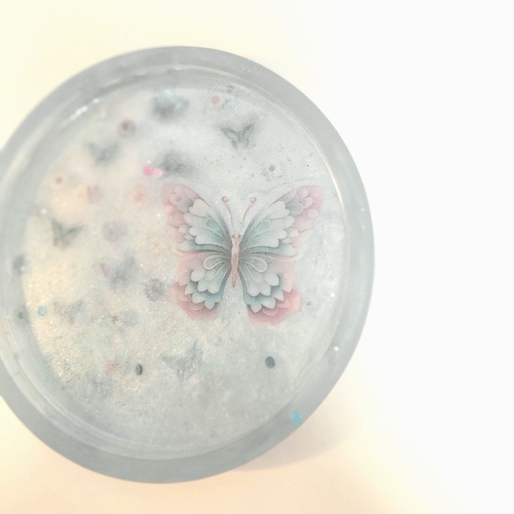 Handmade Iridescent Butterfly Resin Trinket Dish Size ONE SIZE - 3 Thumbnail