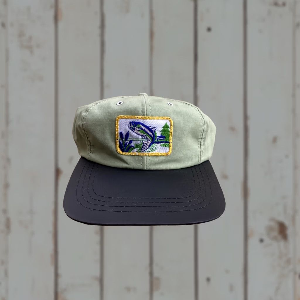 Vintage Vintage Bass Fishing Hat Cap Size ONE SIZE - 1 Thumbnail
