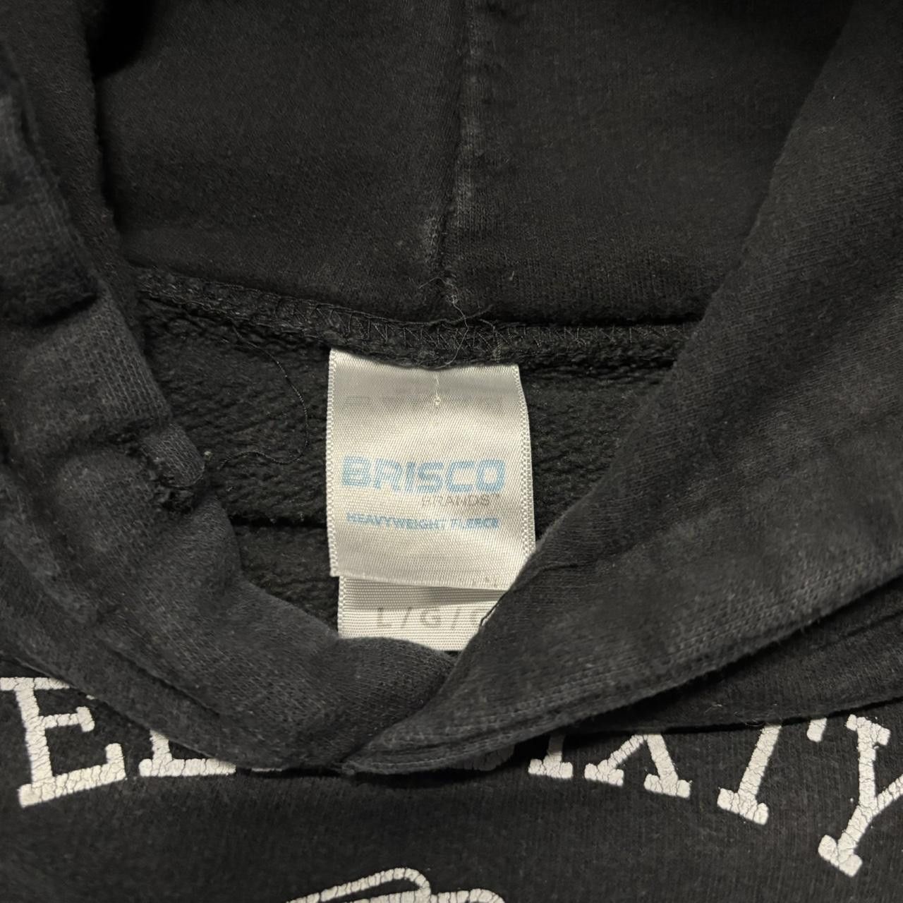 Japanese Brand × Vintage Crazy Vintage Y2K/2000s Black Nevada Streetwear Boxy Hoodie! Size US L / EU 52-54 / 3 - 6 Thumbnail