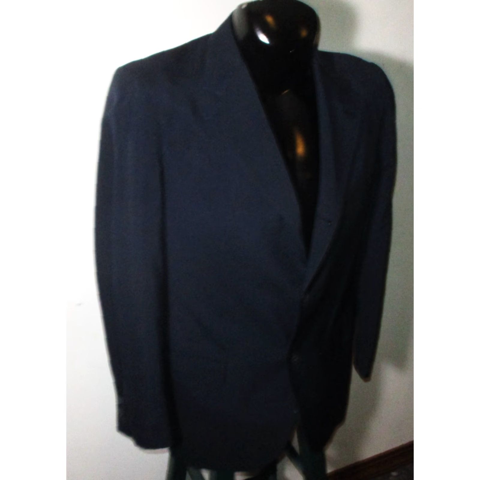 Brooks Brothers BROOKS BROTHERS Blazer Single-Breasted Navy Blue Wool Vintage Short 39 Regular Men’s Jacket Size US 39 - 3 Thumbnail